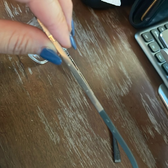 Ted Baker TFM008 Cry 56-17-140 Crystal silver clear full rim eyeglasses w/case - Picture 9 of 16